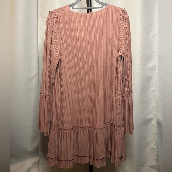 Free People Can’t Help It Clay Pink Mini Dress Medium - Picture 6 of 15